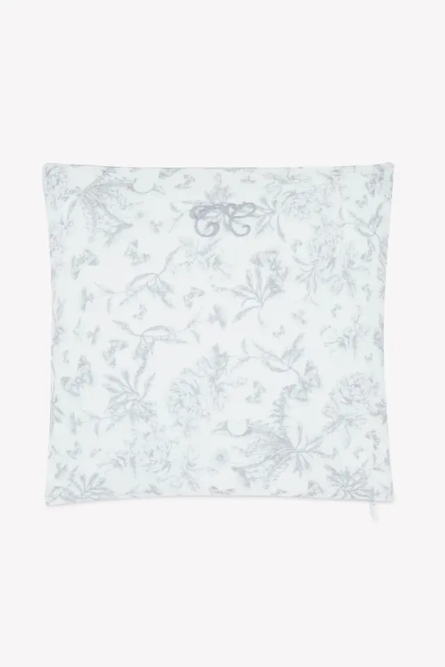 Kırlent Toile de Jouy Gris clair rayé - TU