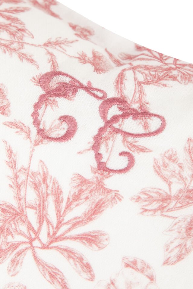 KIRLENT Toile de Jouy Rose thé - Pembe - Rose moyen - TU