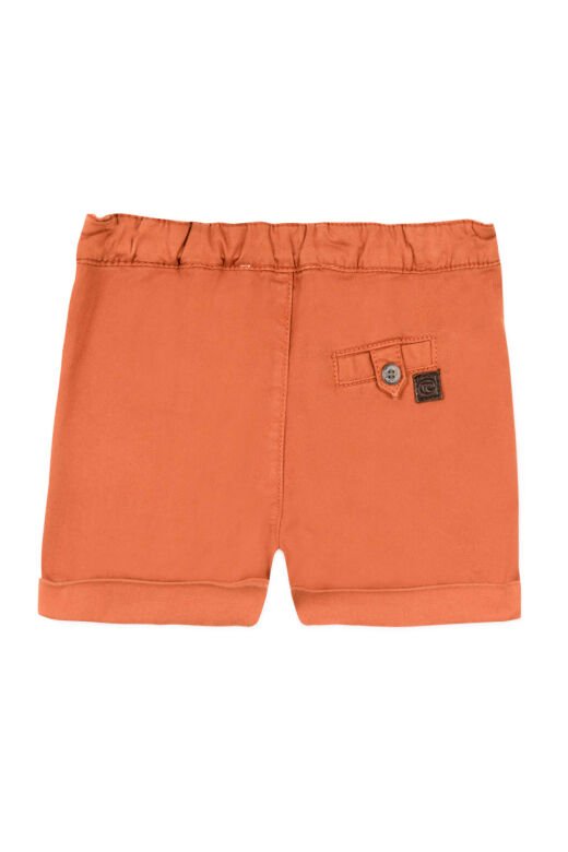 düz renk koton ŞORT Spicy orange - 4Y