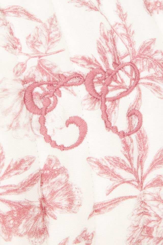 TUVALET ÇANTASI Toile de Jouy Rose thé - Pembe - Rose moyen - TU