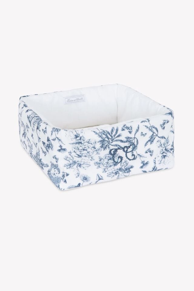 Malzeme Kutusu Toile de Jouy Marine - TU