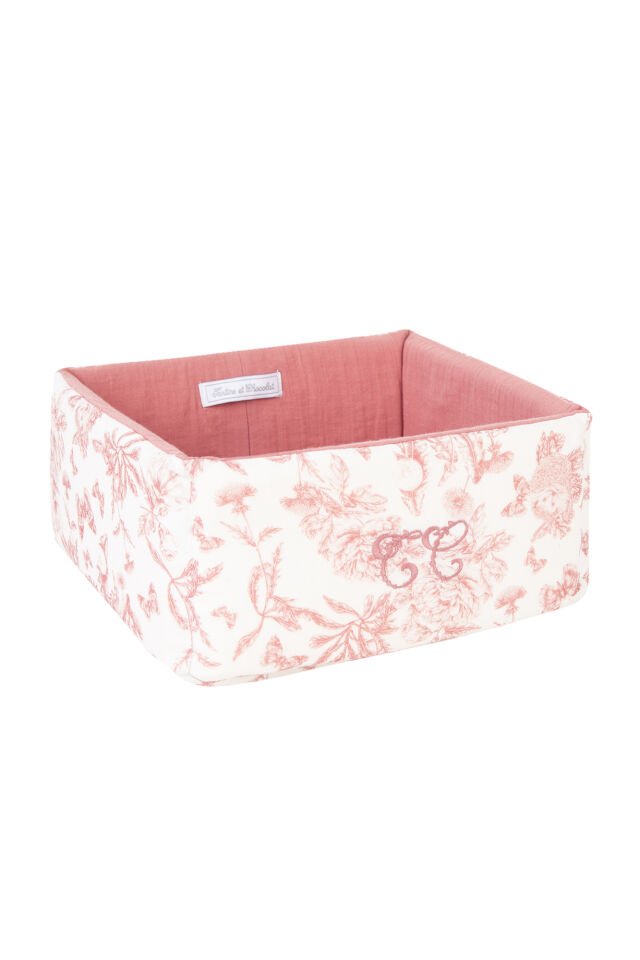 MALZEME KUTUSU Toile de Jouy Rose thé - Pembe - Rose moyen - TU