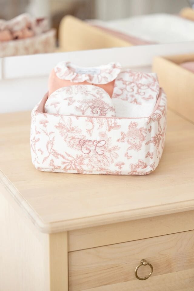 Malzeme Kutusu Toile de Jouy Rose thé - TU