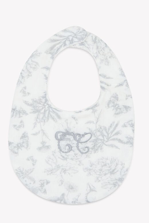 Mama Önlüğü T1 Toile de Jouy Gris clair rayé - T1
