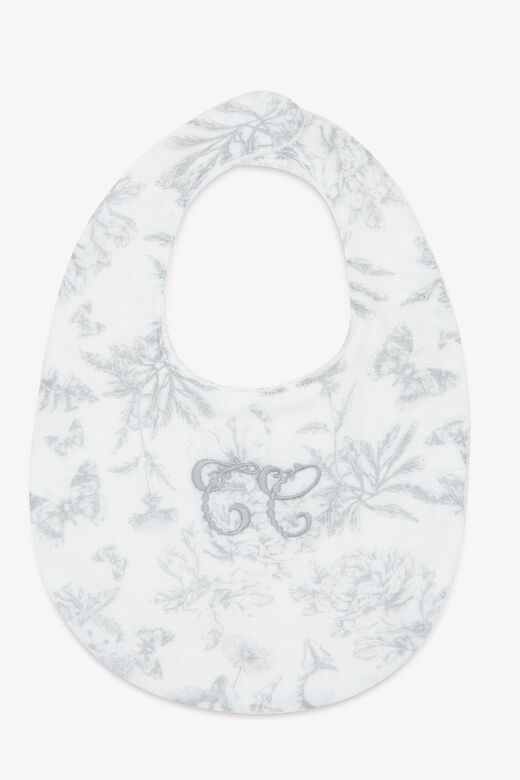 Mama Önlüğü Toile de Jouy Gris clair rayé - T1