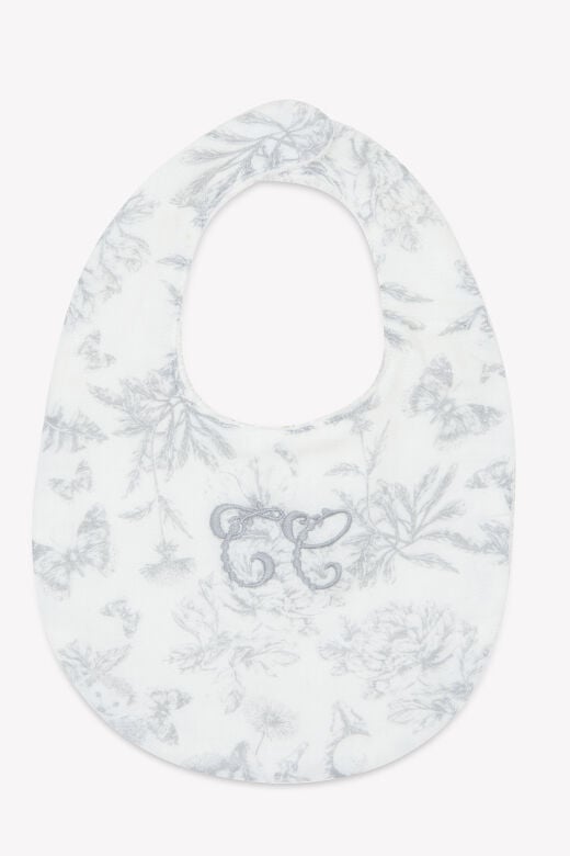 Mama Önlüğü Toile de Jouy Gris clair rayé - T1