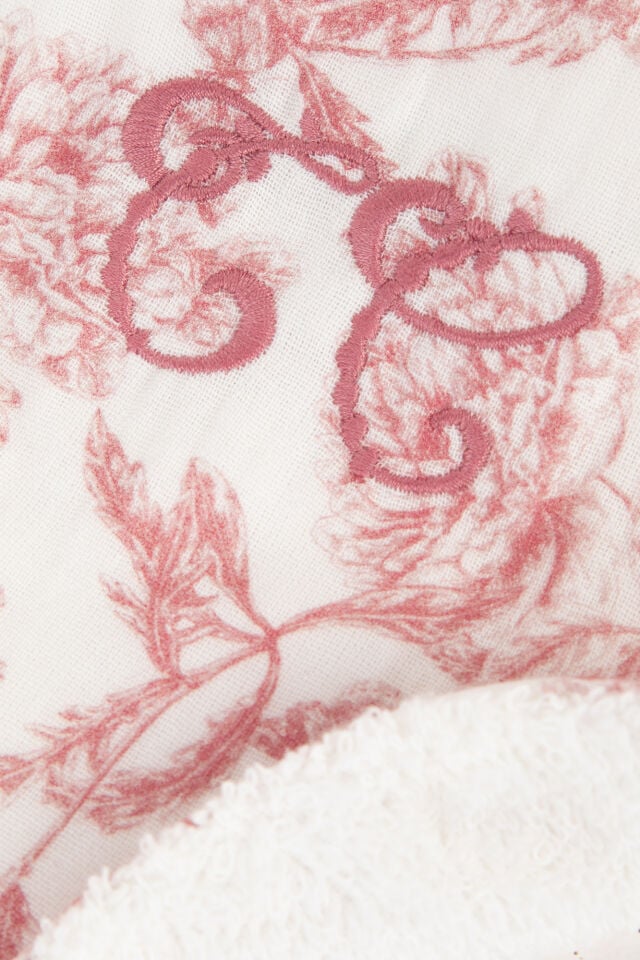 Mama Önlüğü Toile de Jouy Rose thé - TU