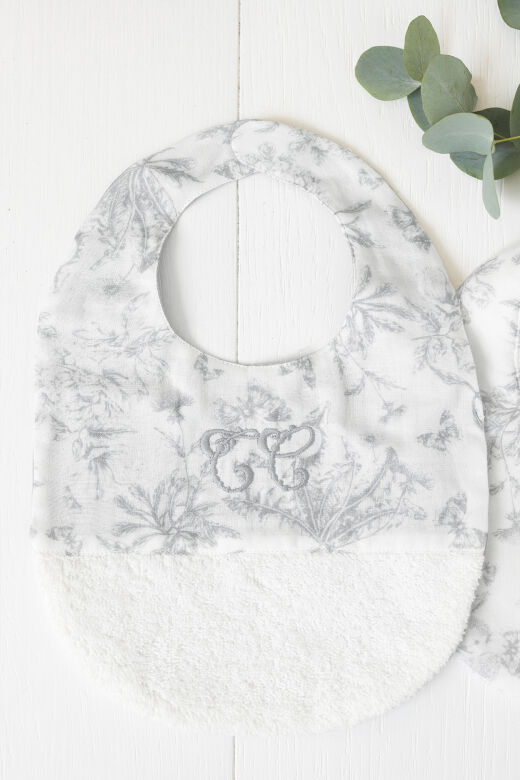 Mama önlüğü T2 Toile de Jouy Marine