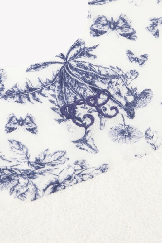 Mama önlüğü T2 Toile de Jouy Marine