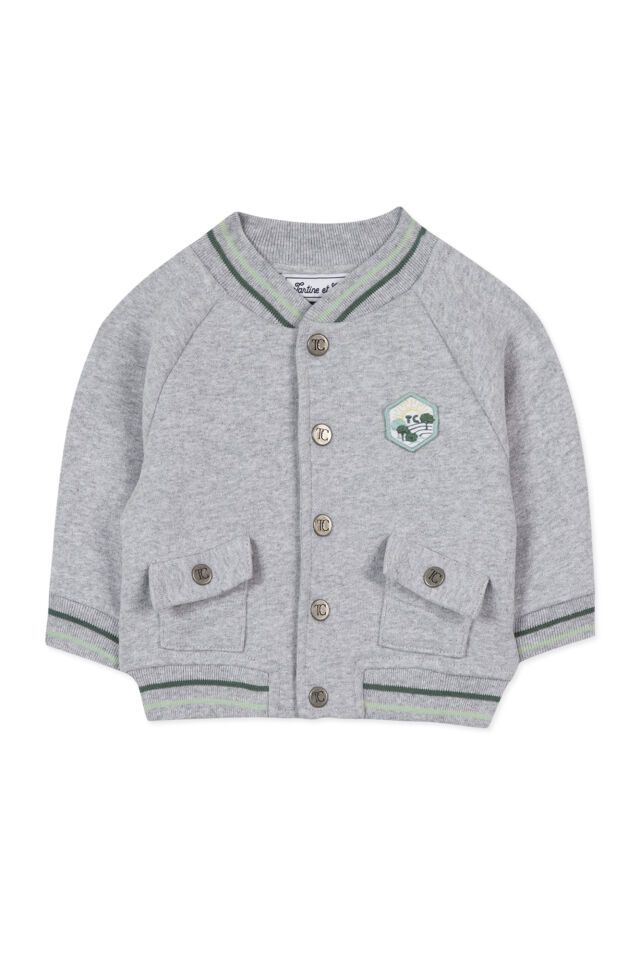 Sweat - Ceket Gri - 4Y