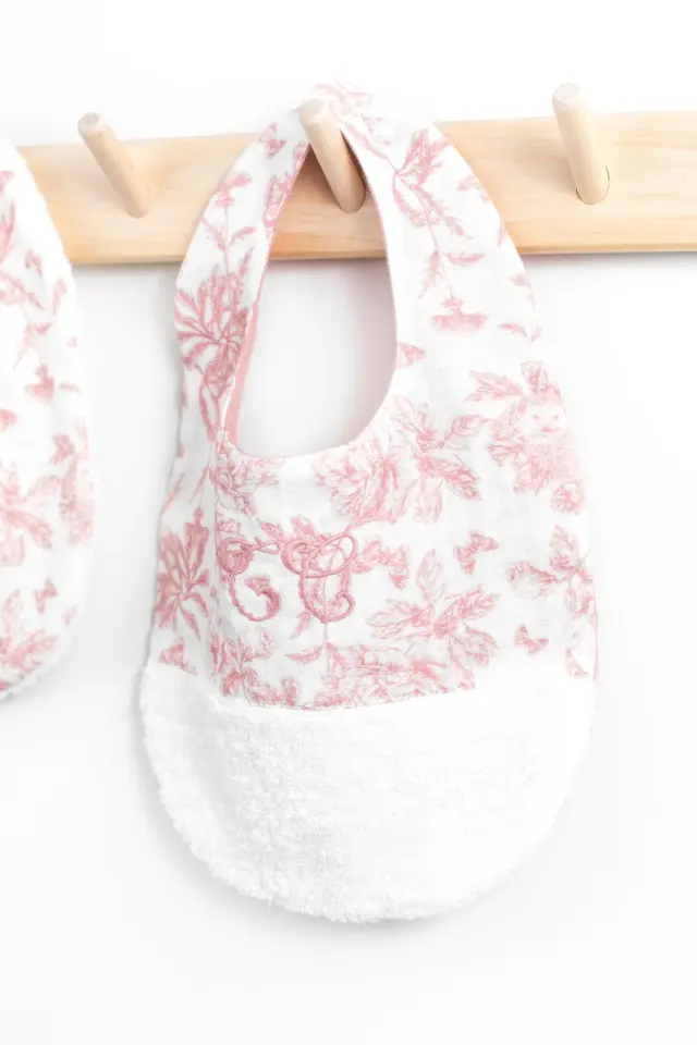 Mama Önlüğü T2 Toile De Jouy Marine Rose Thé - TU