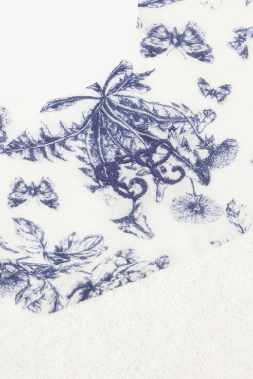 Mama önlüğü T2 Toile de Jouy Marine Marine - TU