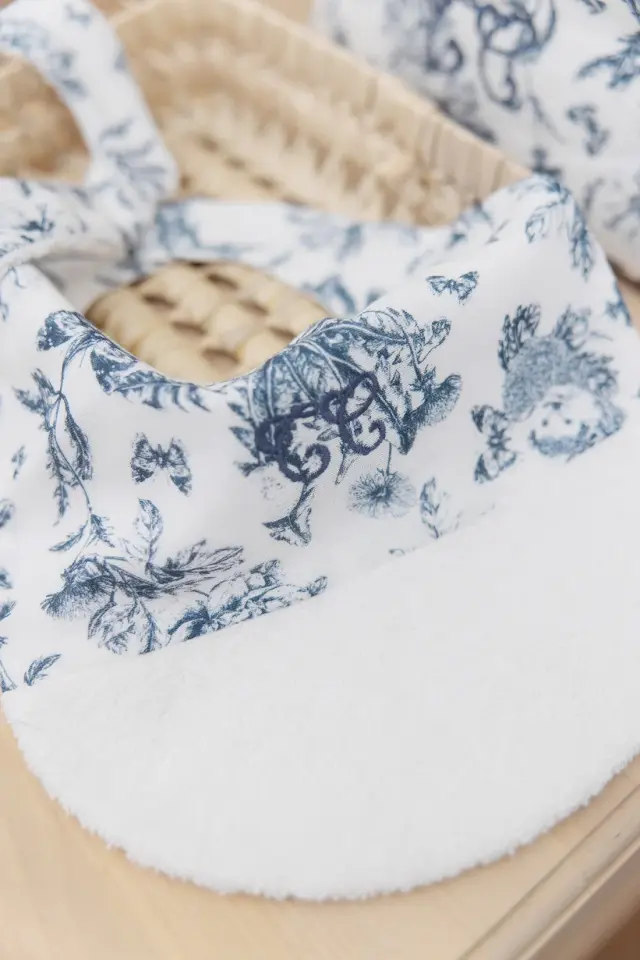 Mama önlüğü T2 Toile de Jouy Marine Marine - TU