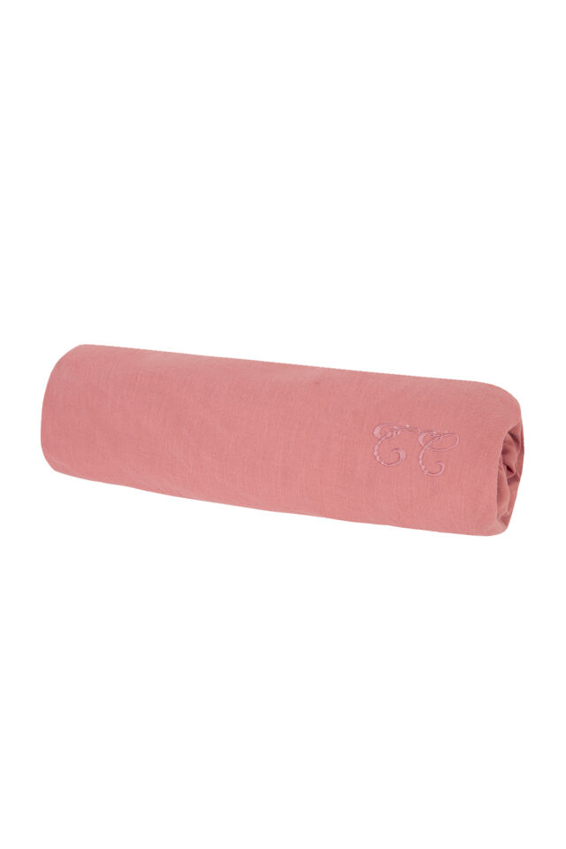 ÇARŞAF Toile de Jouy Rose thé - TU