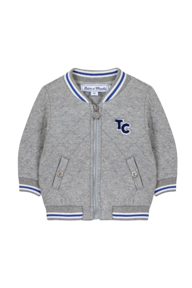 sweat-Ceket Açık gri - 3Y