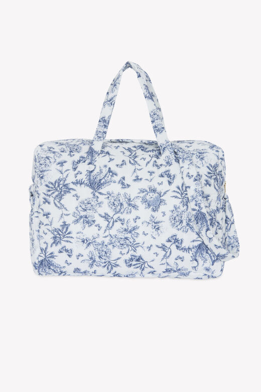 ANNE ÇANTASI Toile de Jouy Marine - TU