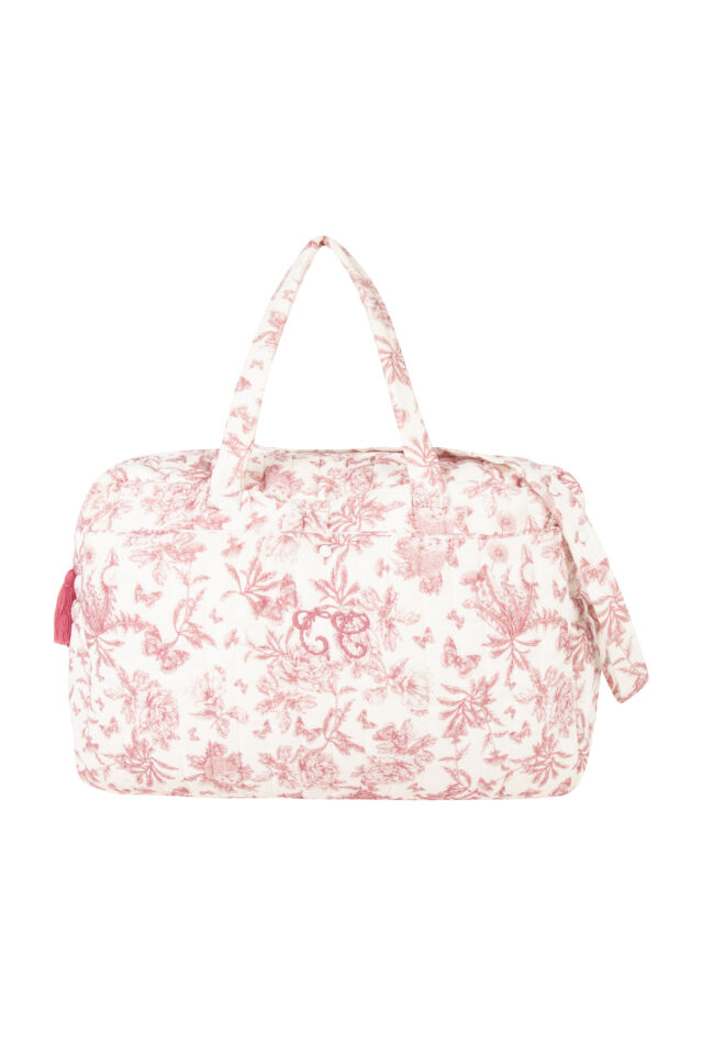 Anne Çantası Toile de Jouy Rose thé - TU