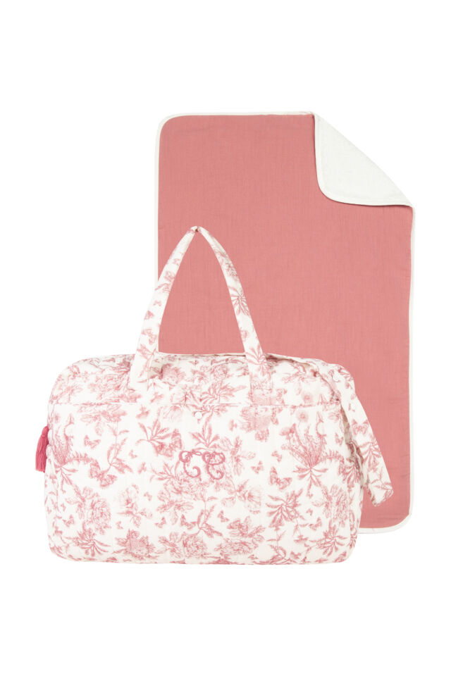 ANNE ÇANTASI Toile de Jouy Rose thé - TU