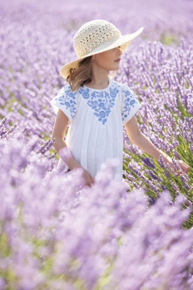 Keten Elbise Nacre - 8Y