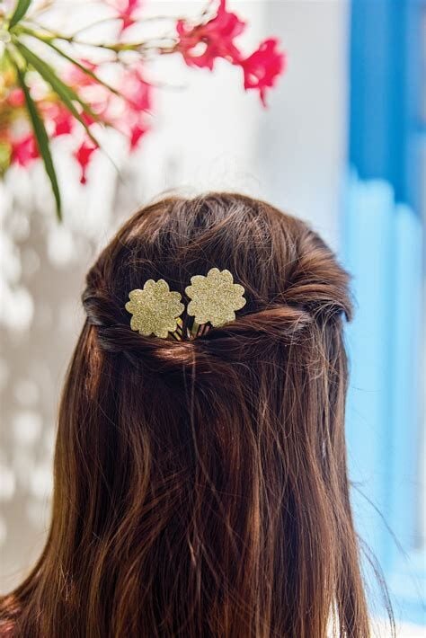 Çiçek Toka Or - Gold - TU