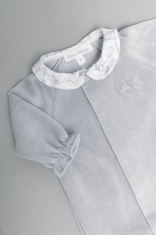 Tulum Toile de Jouy Gris Gris clair rayé - Gris Clair - Açık gri - NAI