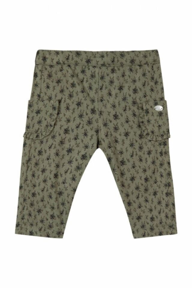 desenli Pantalon Haki yeşil - 18M