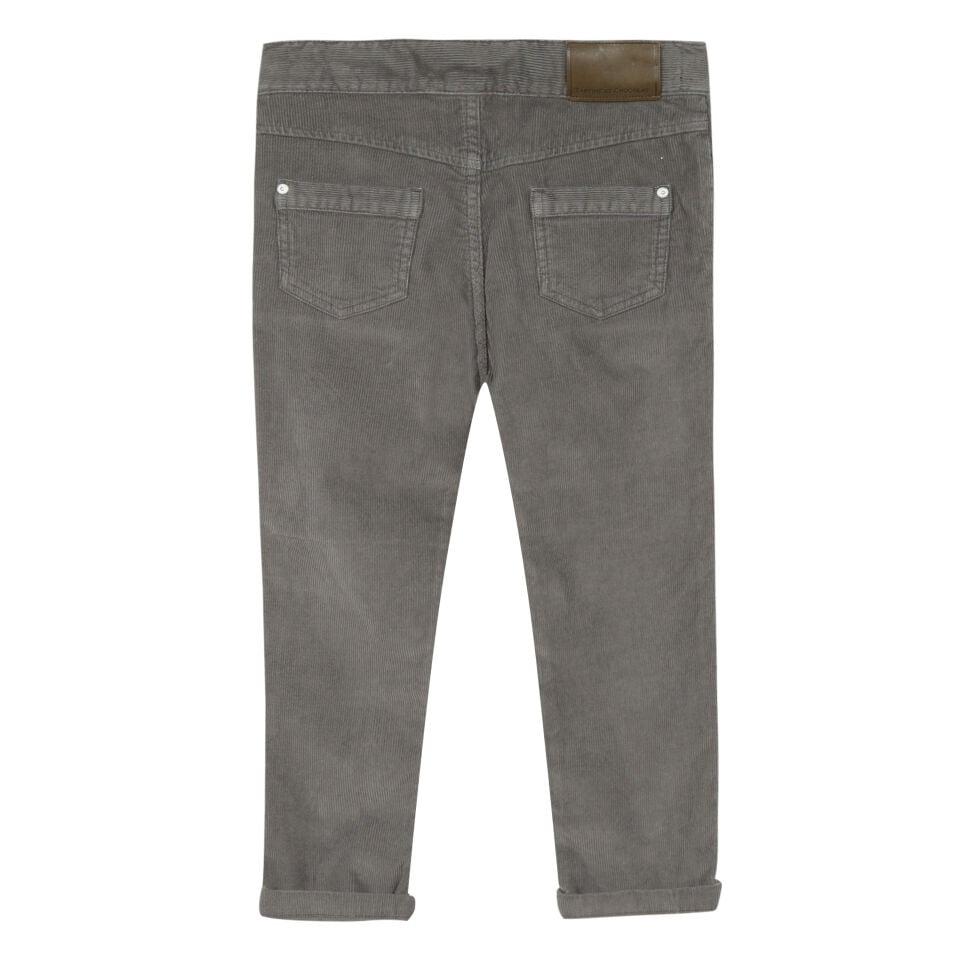 KADİFE PANTALON Koyu gri - 5Y