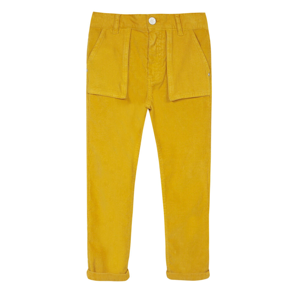 KADİFE PANTALON Sarı - 4Y