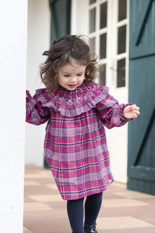 kareli Elbise BORDO - 2Y
