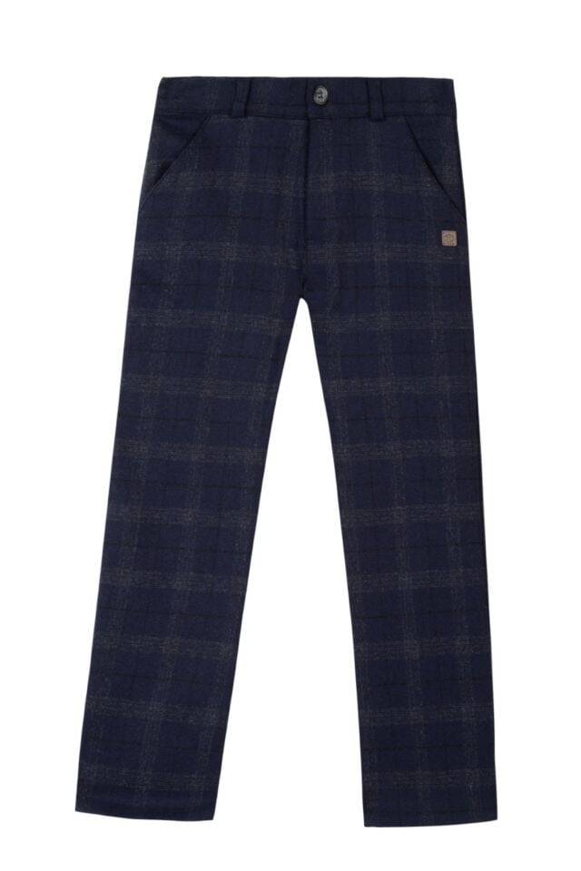 Kareli ceremonie PANTALON Lacivert - 6Y