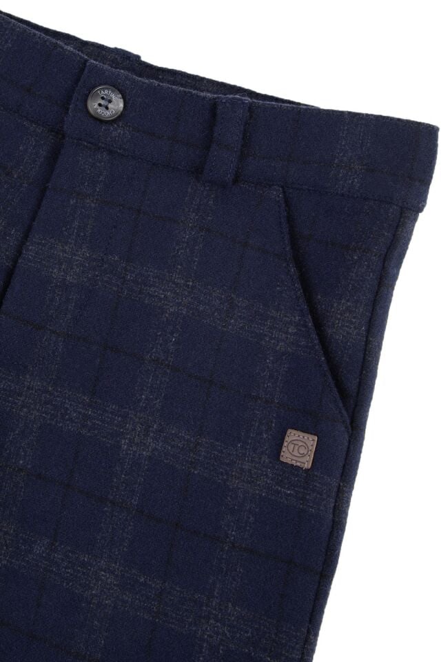 Kareli ceremonie PANTALON Lacivert - 8Y