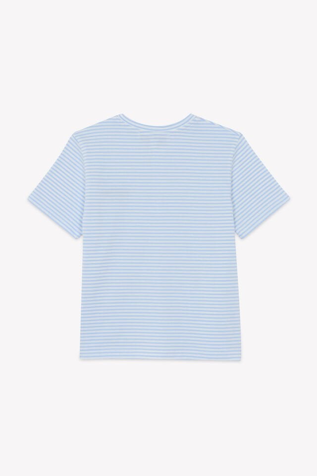 Kısa Kollu Çizgili T-Shirt
