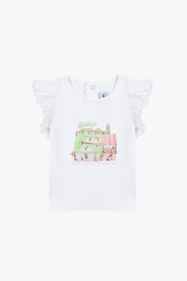 T-Shirt Blanc - 3Y