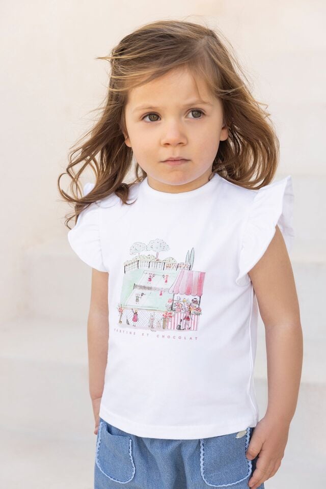 T-Shirt Blanc - Beyaz - 3Y