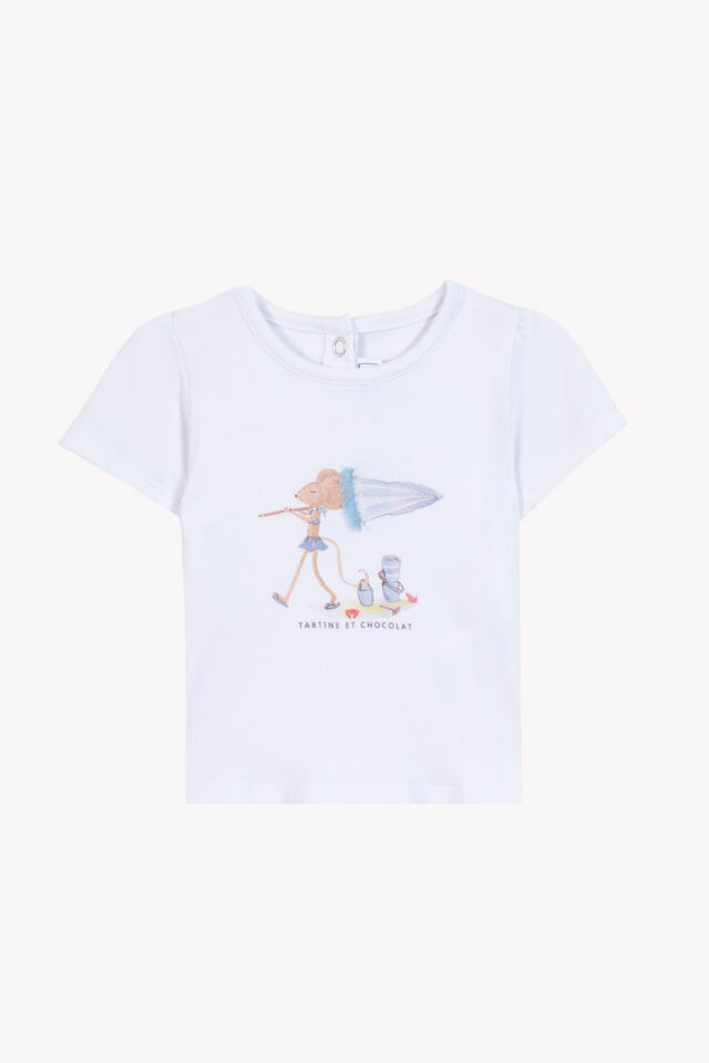 Coton T-Shirt Beyaz - 2Y