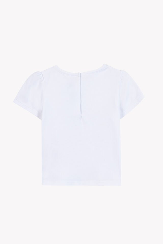 Coton T-Shirt Blanc - Beyaz - 9M