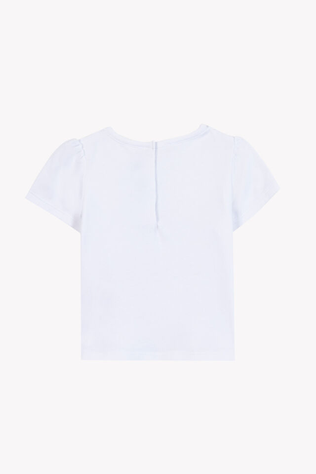Coton T-Shirt Blanc - Beyaz - 9M