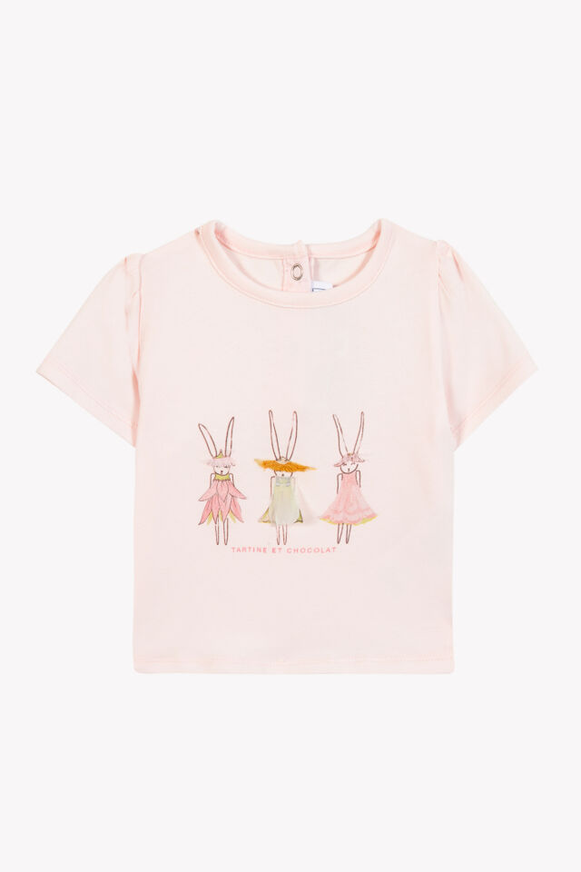 Coton T-Shirt Rose pâle - Soft pembe - 3Y
