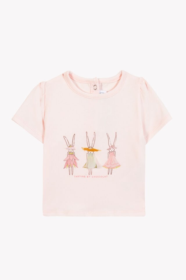 Coton T-Shirt Rose pâle - Soft pembe - 3Y