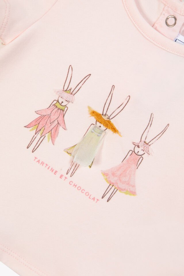 Coton T-Shirt Rose pâle - Soft pembe - 3Y