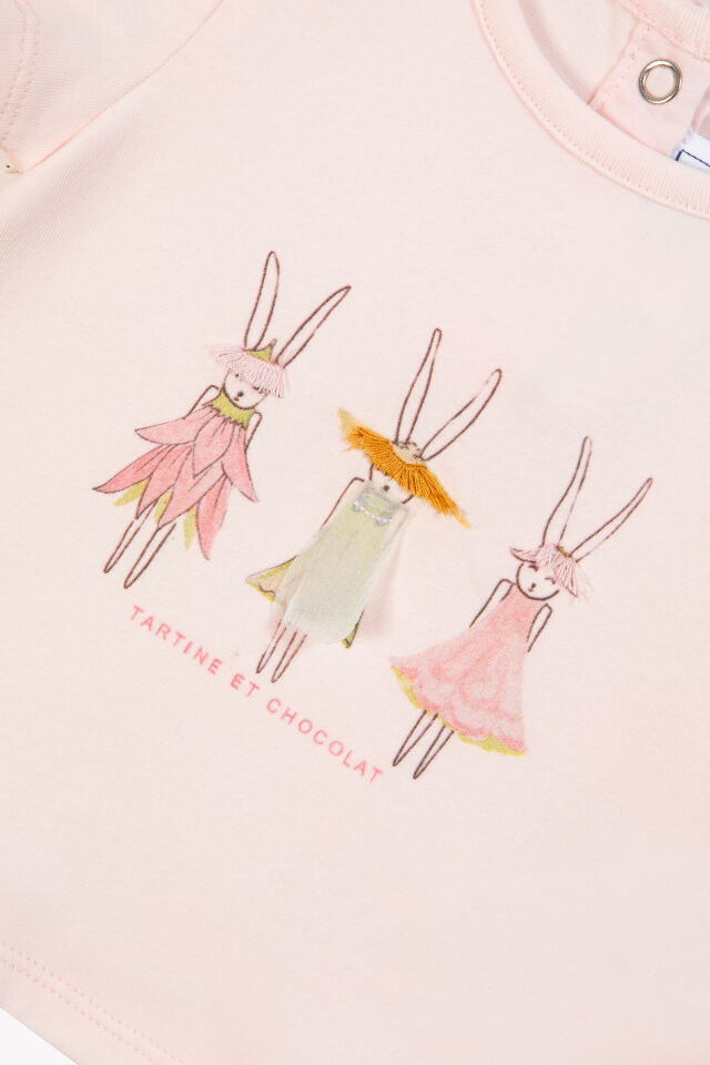 Coton T-Shirt Rose pâle - Soft pembe - 3Y
