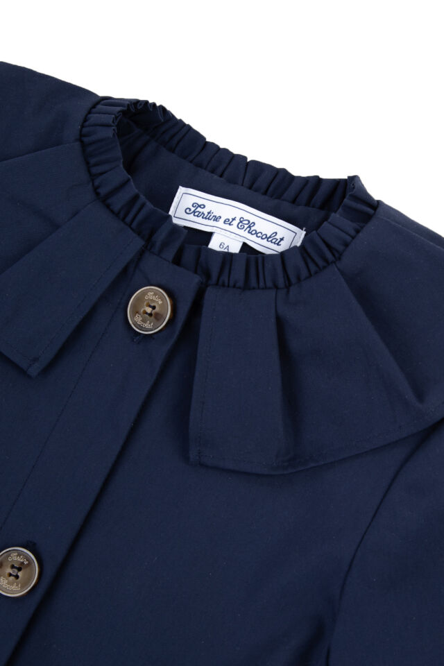 coton TRENCHCOAT Marine - 5Y