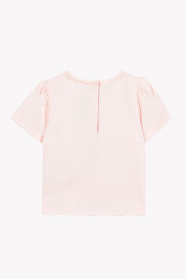 Coton T-Shirt Rose pâle - 4Y