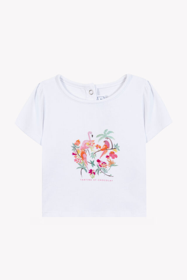 Coton T-Shirt Vermillon - Turuncu kırmızı - 2Y