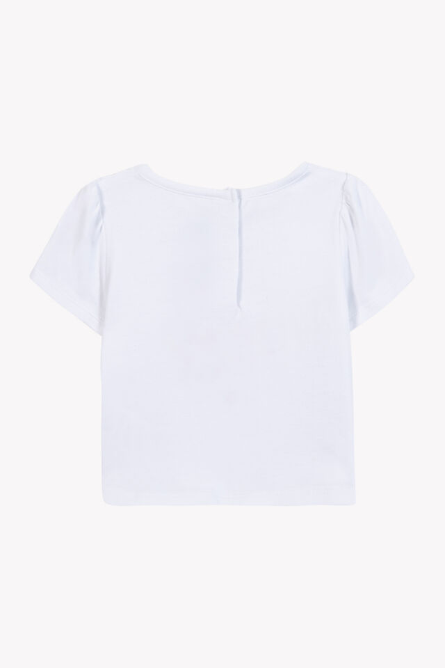 Coton T-Shirt Vermillon - 2Y