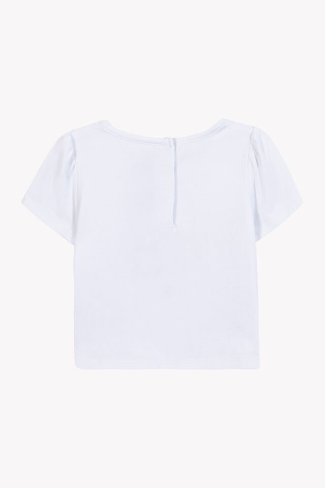 Coton T-Shirt Vermillon - Turuncu kırmızı - 3Y