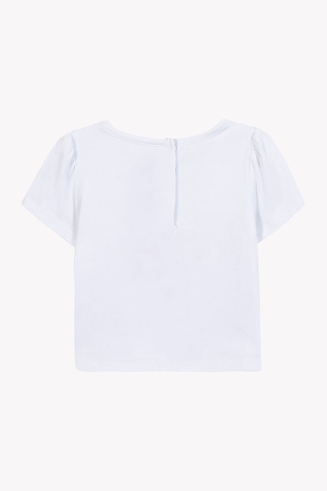 Coton T-Shirt Vermillon - Turuncu kırmızı - 3Y