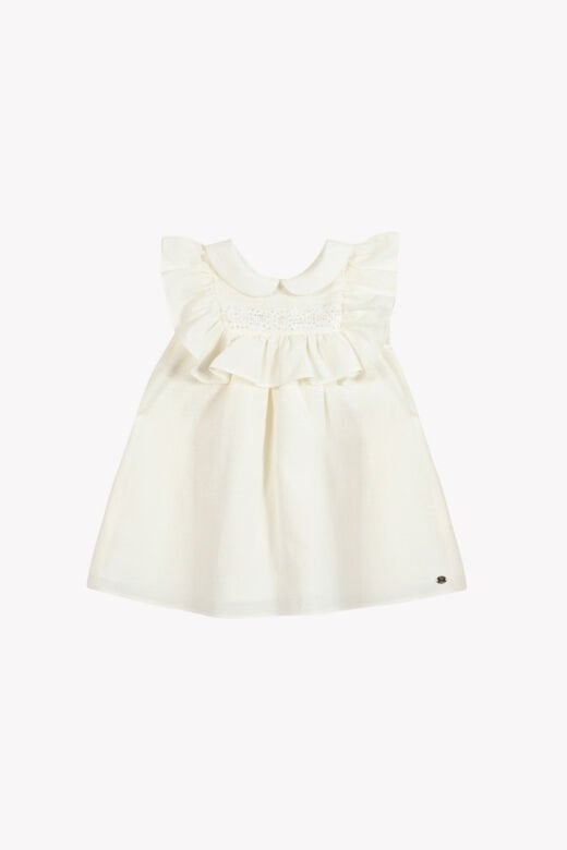 ceremonie Bebek Elbise Nacre - Ekru - 6M
