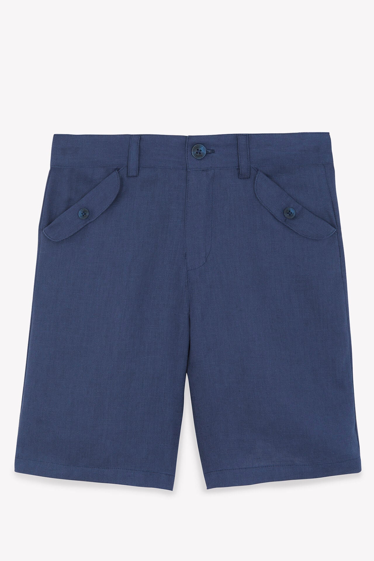 Keten Şort Marine - 10Y