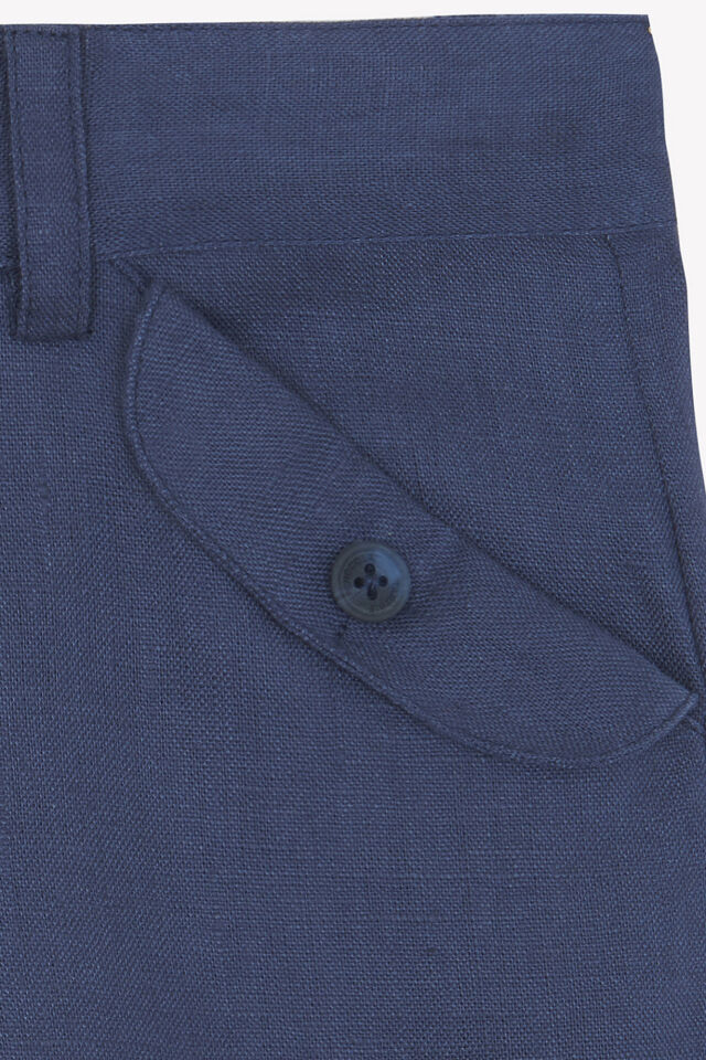 Keten Şort Marine - 10Y